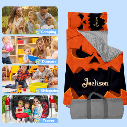 Personalized Nap Mat Halloween Monster Edition
