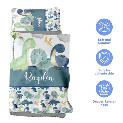 Personalized Nap Mat Dinosaur 04 Edition