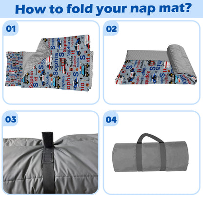 Personalized Nap Mat Transportation 14 Edition