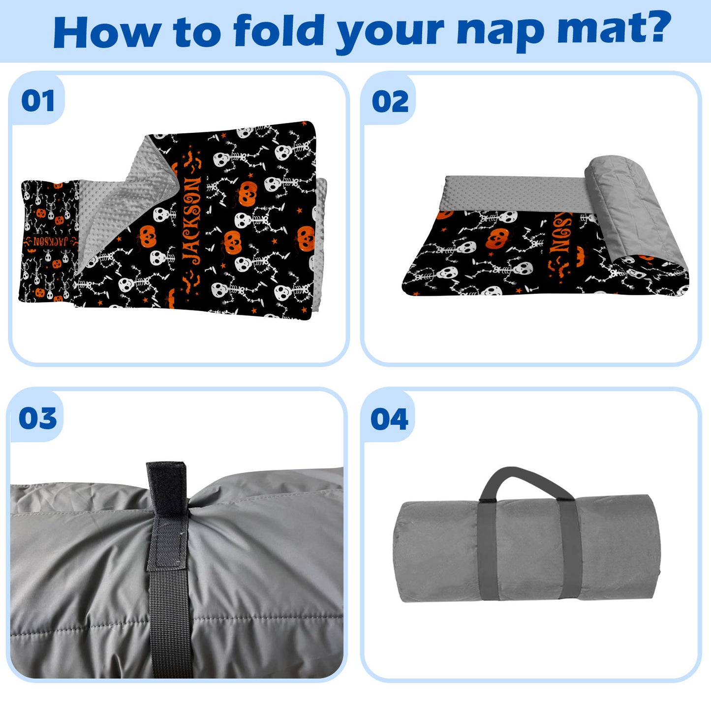 Personalized Nap Mat Halloween 06 Edition