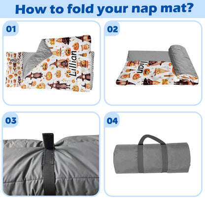 Personalized Nap Mat Halloween 08 Edition