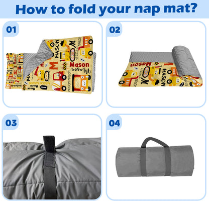 Personalized Nap Mat Transportation 13 Edition