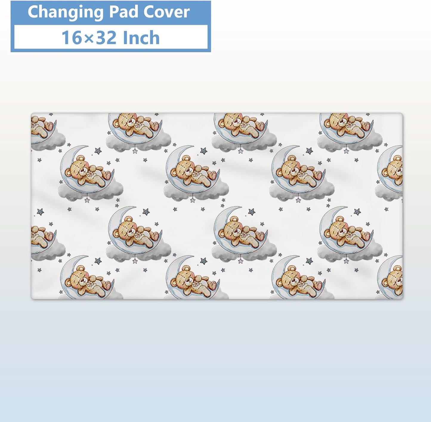 Bear Gray Crib Bedding Set