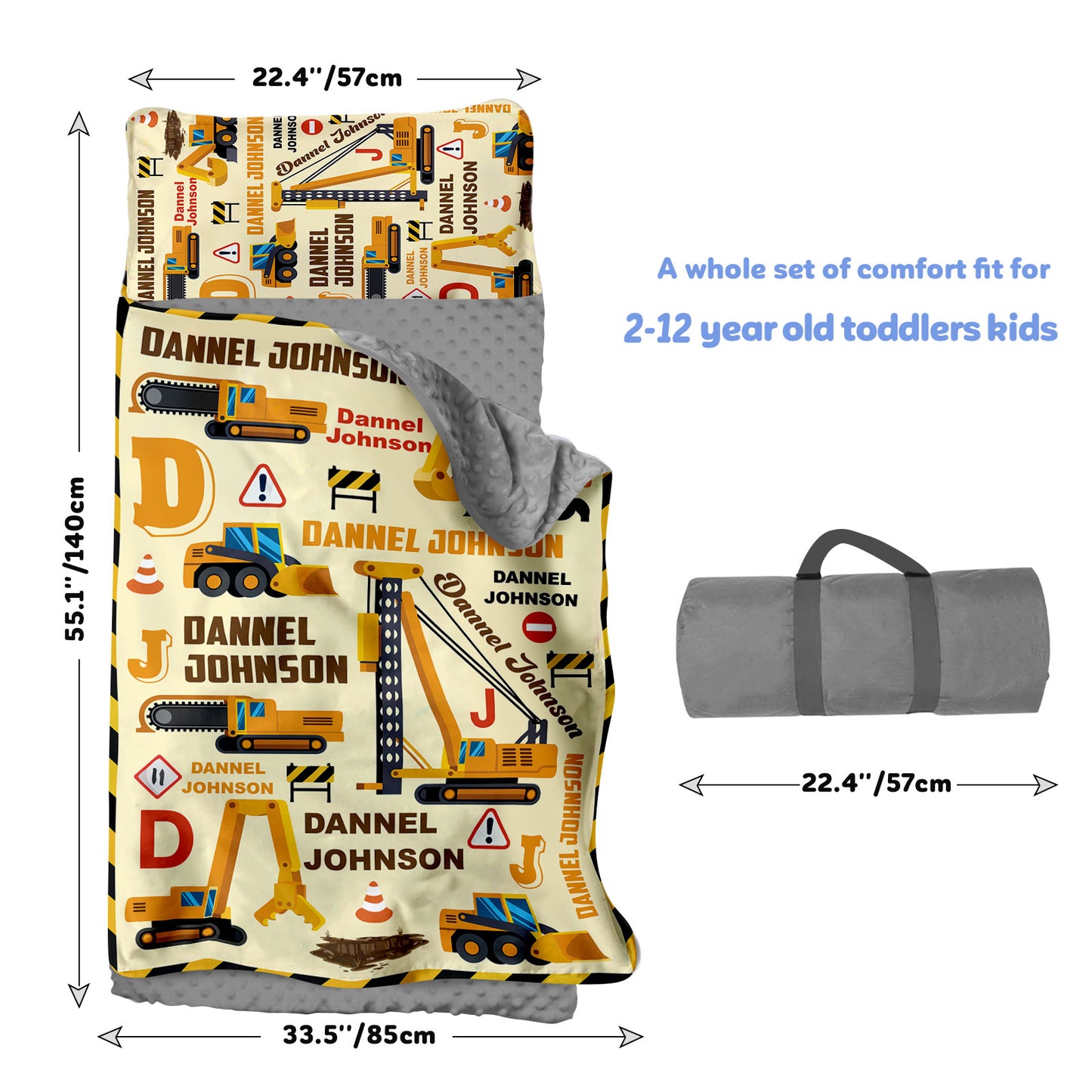 Personalized Nap Mat Transportation 17 Edition