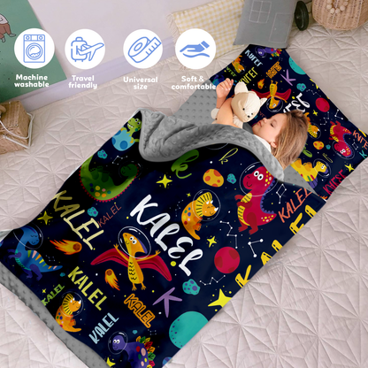 Personalized Nap Mat Dinosaur 06 Edition