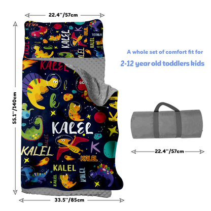 Personalized Nap Mat Dinosaur 06 Edition