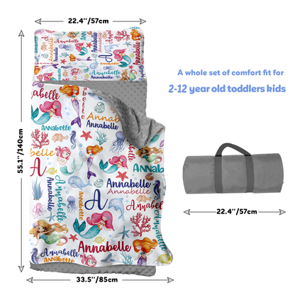 Personalized Nap Mat Mermaid 02 Edition