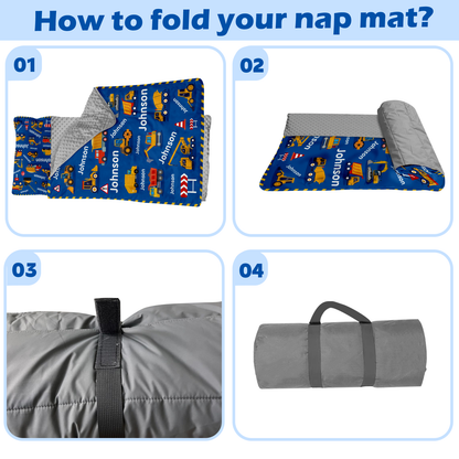 Personalized Nap Mat Transportation 03 Edition