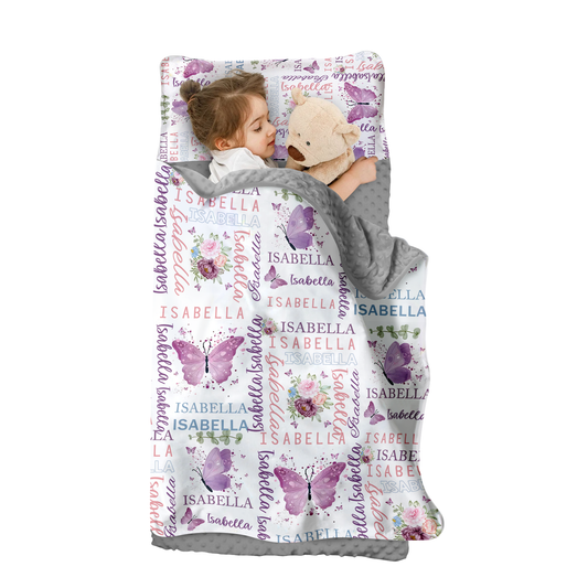 Personalized Nap Mat Butterfly 02 Edition