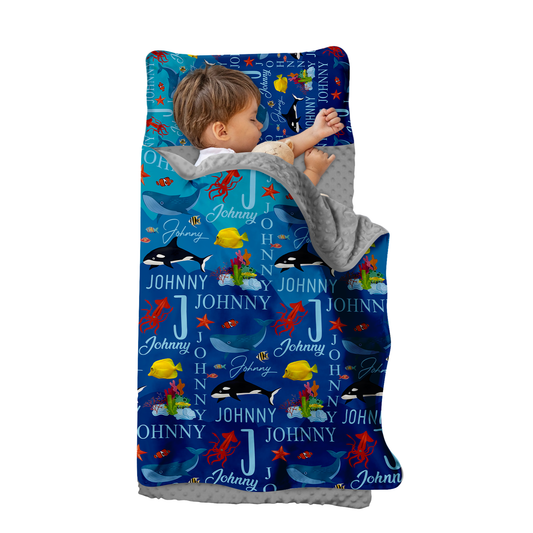 Personalized Nap Mat Ocean 06 Edition