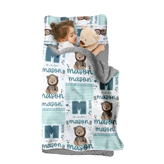 Personalized Nap Mat Zoo 02 Edition