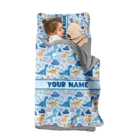 Personalized Nap Mat Dinosaur 09 Edition