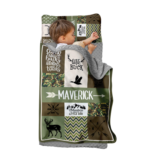 Personalized Nap Mat Woodland Animals Edition