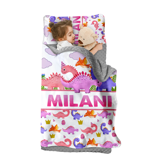 Personalized Nap Mat Dinosaur 07 Edition