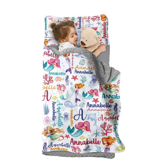 Personalized Nap Mat Mermaid 02 Edition