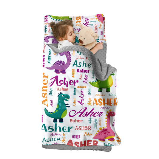 Personalized Nap Mat Dinosaur 05 Edition