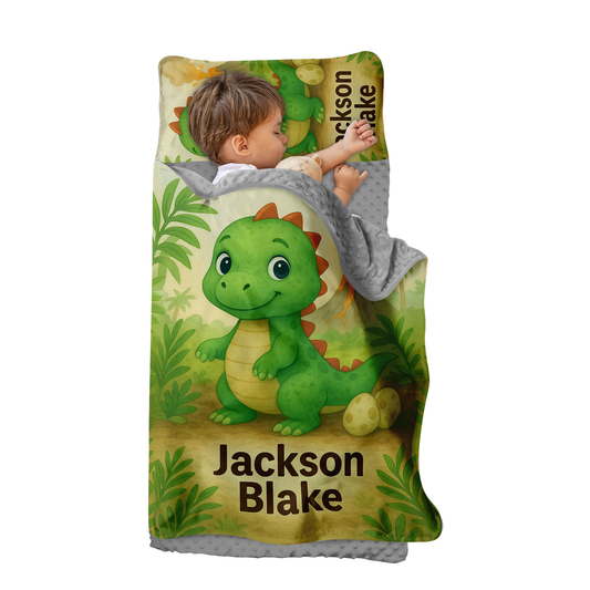 Personalized Nap Mat Dinosaur 02 Edition