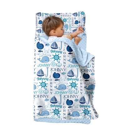 Personalized Nap Mat Ocean 02 Edition