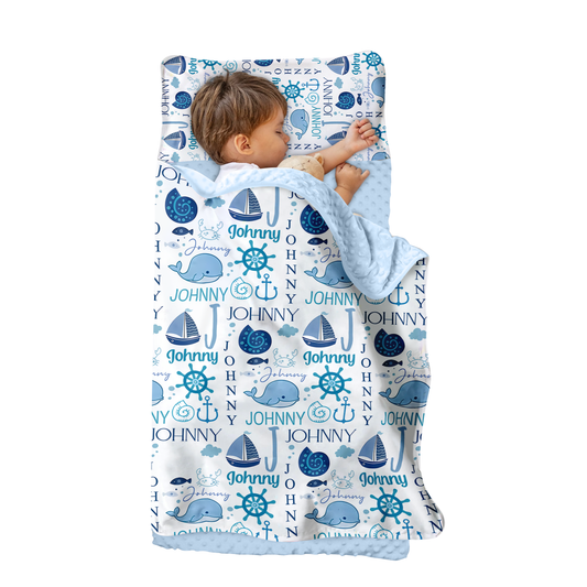 Personalized Nap Mat Ocean 02 Edition