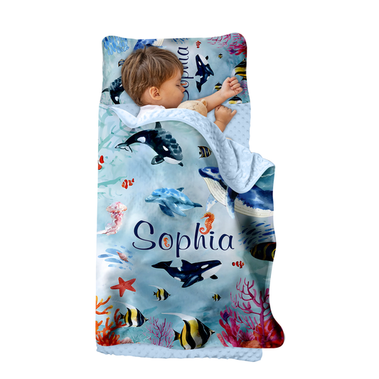 Personalized Nap Mat Ocean 03 Edition