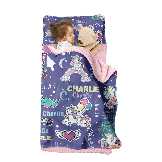 Personalized Nap Mat Unicorn 04 Edition