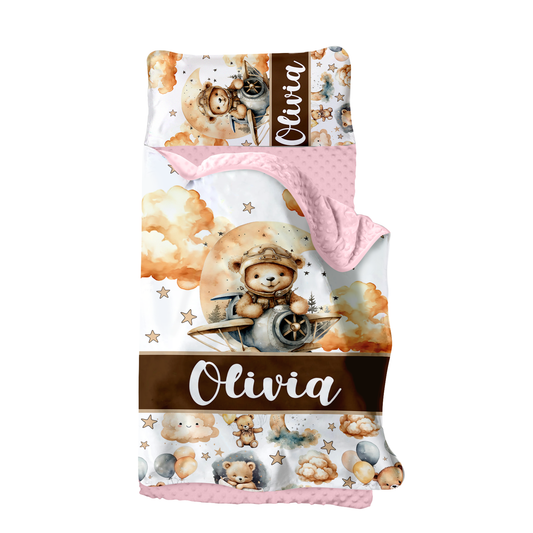 Personalized Nap Mat Teddy Bear Edition