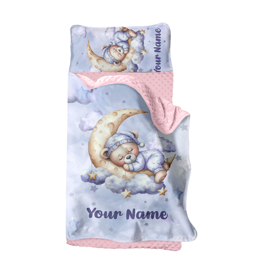 Personalized Nap Mat Teddy Bear 02 Edition