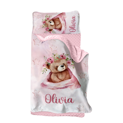 Personalized Nap Mat Teddy Bear 03 Edition