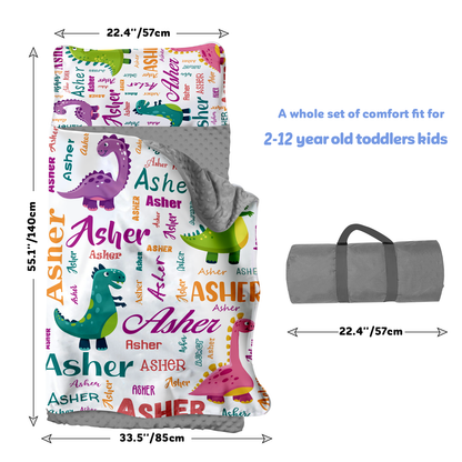 Personalized Nap Mat Dinosaur 05 Edition