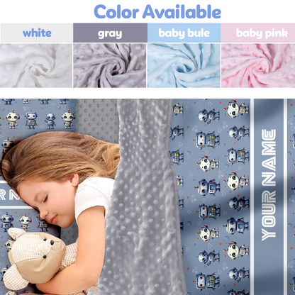 Personalized Nap Mat Robot Edition