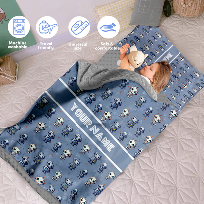 Personalized Nap Mat Robot Edition