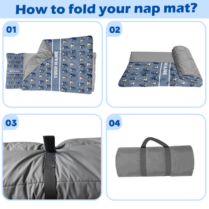 Personalized Nap Mat Robot Edition