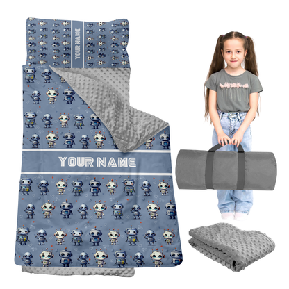 Personalized Nap Mat Robot Edition
