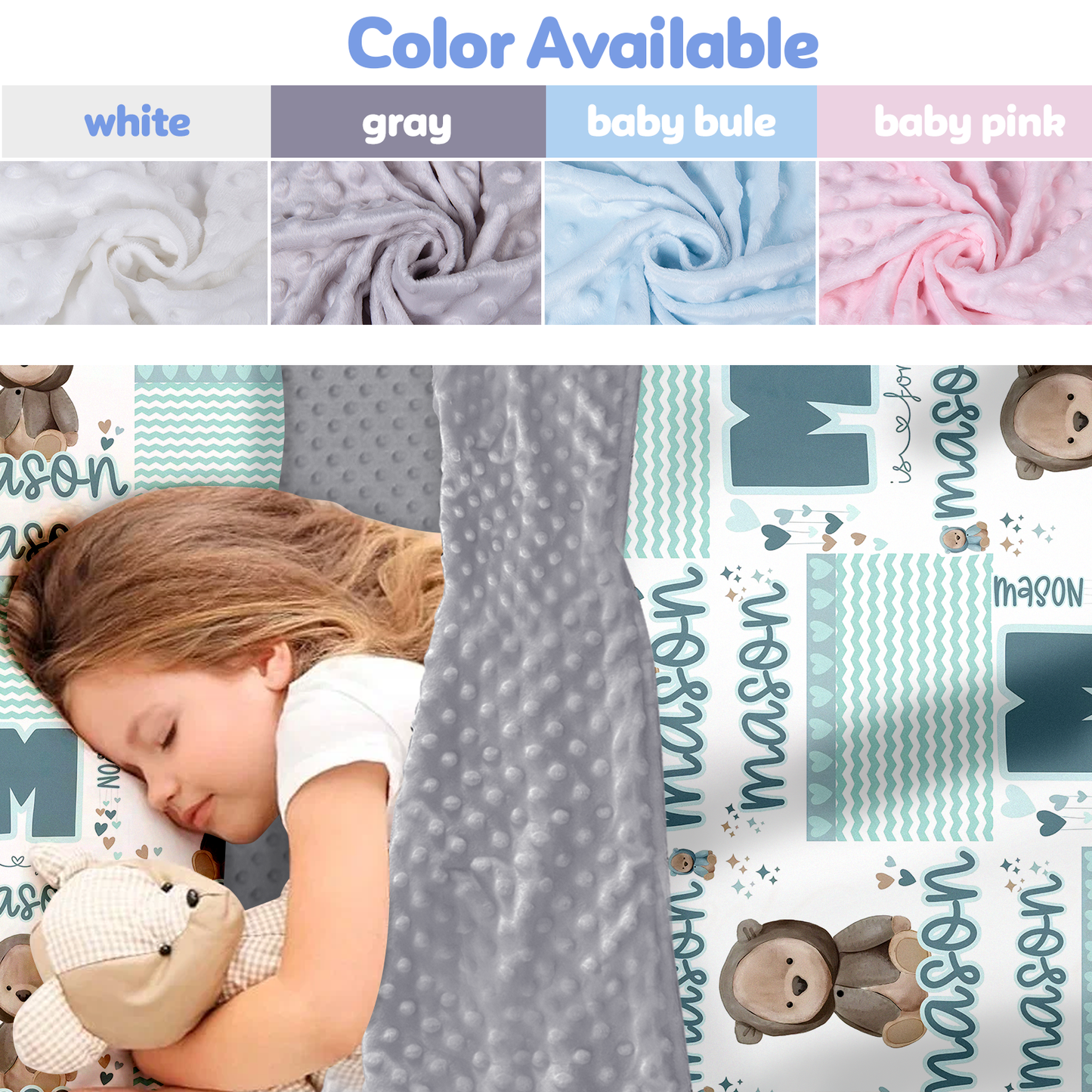 Personalized Nap Mat Zoo 02 Edition
