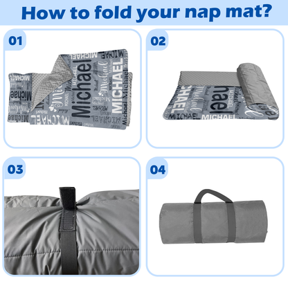 Personalized Nap Mat Monogrammed 05 Edition