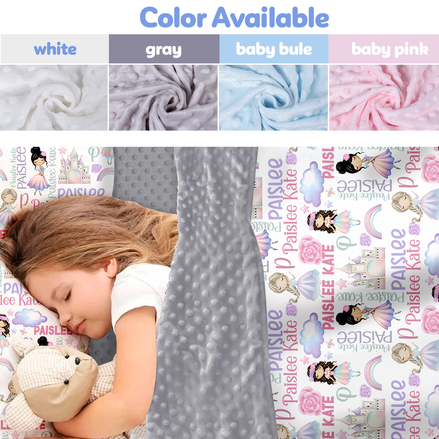 Personalized Nap Mat Princess 03 Edition