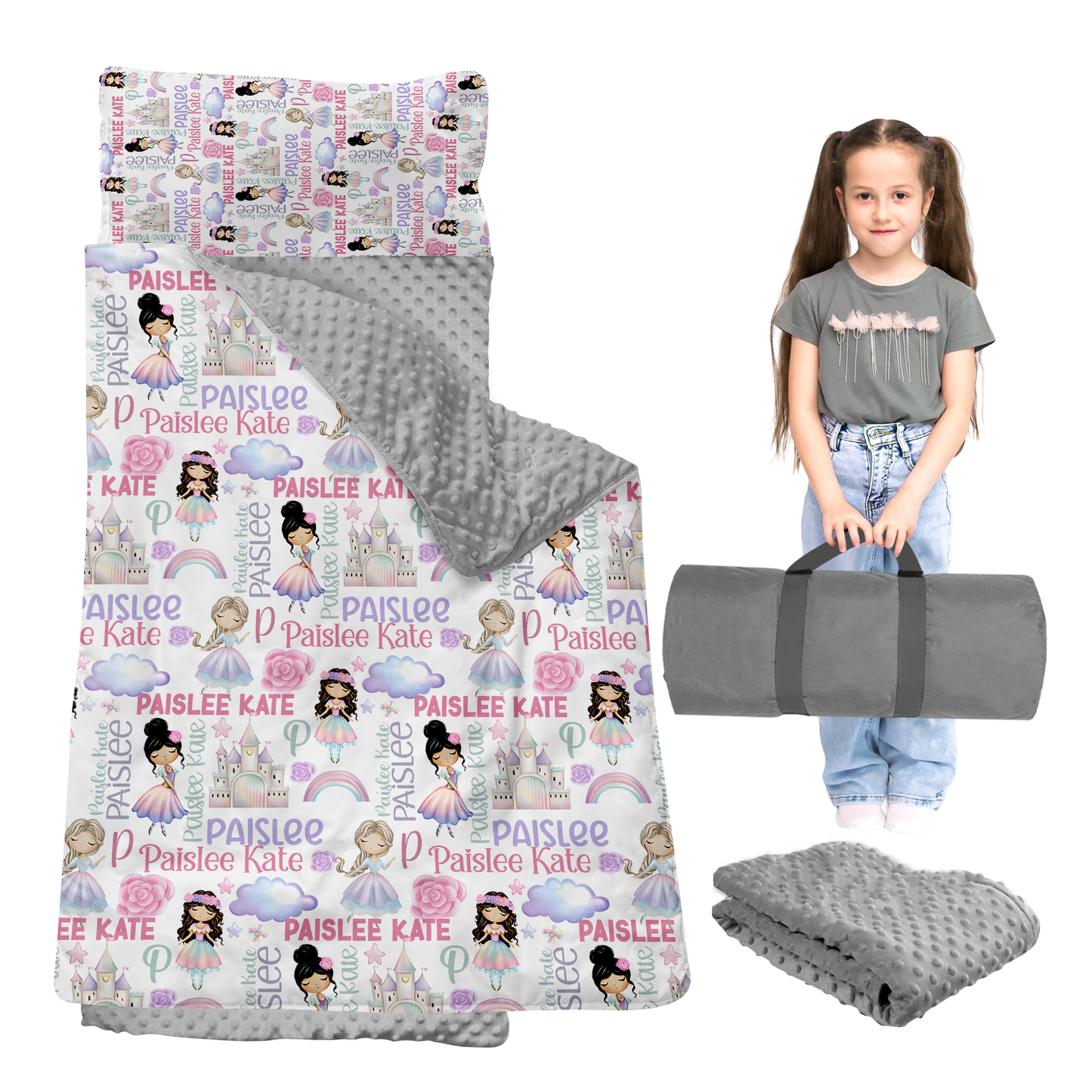 Personalized Nap Mat Princess 03 Edition