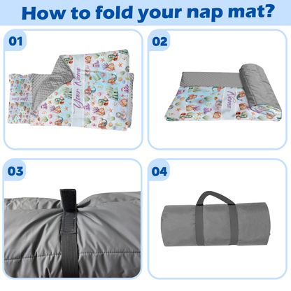 Personalized Nap Mat Mermaid Edition
