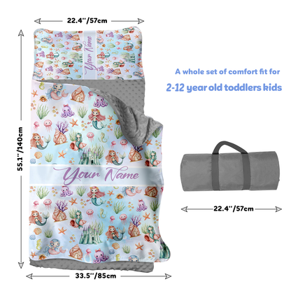 Personalized Nap Mat Mermaid Edition