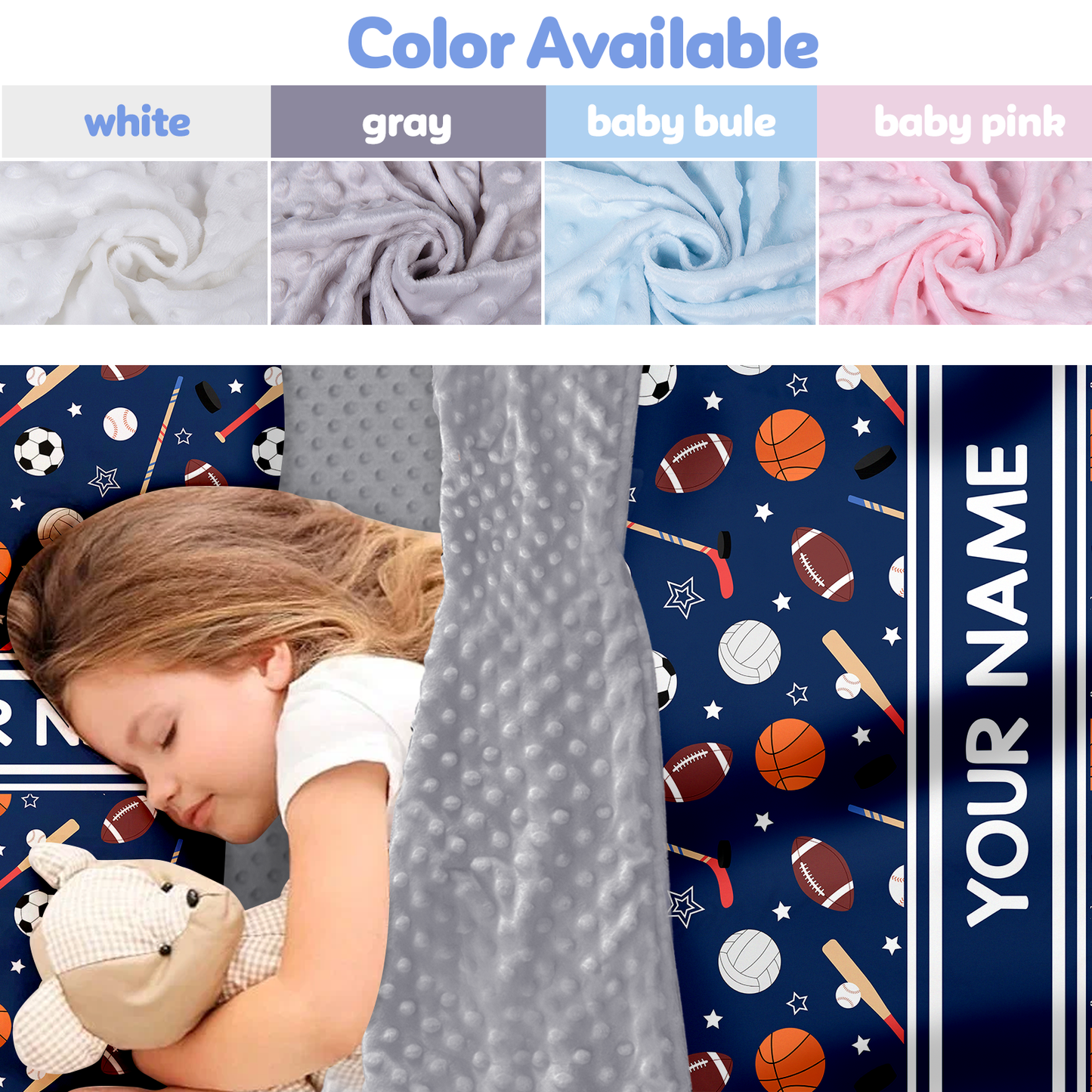 Personalized Nap Mat Sport Edition