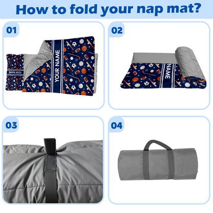 Personalized Nap Mat Sport Edition