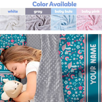 Personalized Nap Mat Mushroom Edition