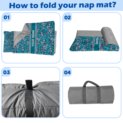 Personalized Nap Mat Mushroom Edition