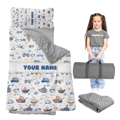 Personalized Nap Mat Transportation Edition