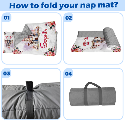 Personalized Nap Mat Princess 02 Edition