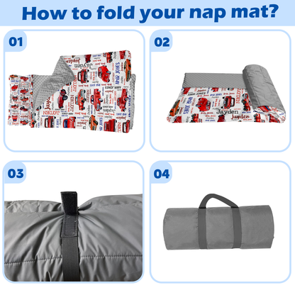 Personalized Nap Mat Transportation 06 Edition