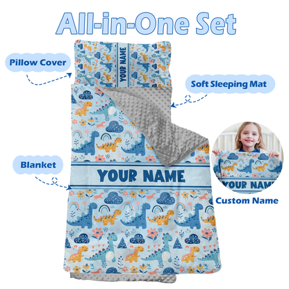 Personalized Nap Mat Dinosaur 09 Edition