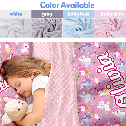 Personalized Nap Mat Unicorn 03 Edition