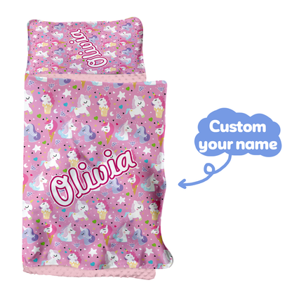 Personalized Nap Mat Unicorn 03 Edition