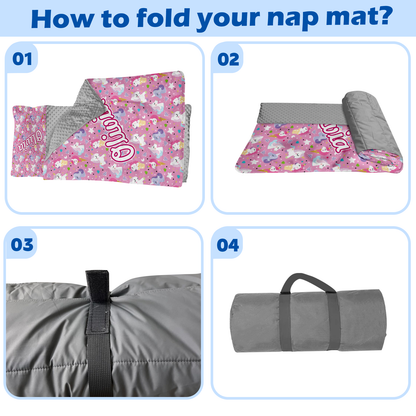 Personalized Nap Mat Unicorn 03 Edition